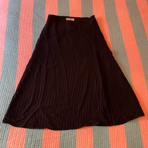 Everlane city stripe skirt